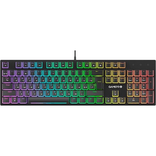 Клавиатура GamePro MK85B Blue Switch RGB Black 