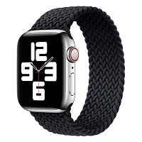 ≡ Ремінець Braided Solo Loop Band для Apple Watch 42/44/45mm Charcoal Size 6 148mm - придбати в Дніпрі, Харкові, Одессі, Запоріжжі