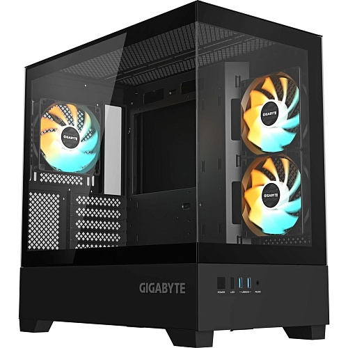 Корпус Gigabyte C201 Panoramic Black (GB-C201P)
