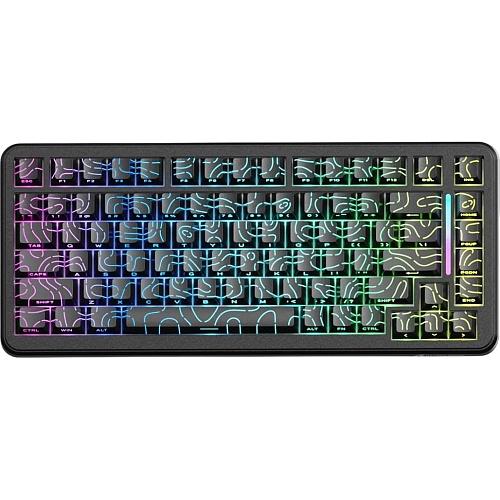 Клавиатура Attack Shark X82 Pro RGB HE Magnetic Switch Wireless Black Contour Line (AS-6972792470696-BCL)