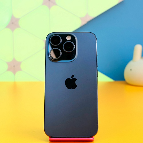 Смартфон Apple iPhone 15 Pro 128GB Blue Titanium (MTV03) Б/У
