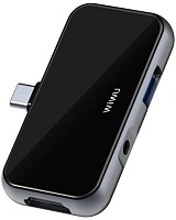 USB-хаб WiWU Alpha T5 PRO (Black)