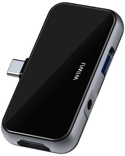 USB-хаб WiWU Alpha T5 PRO (Black)