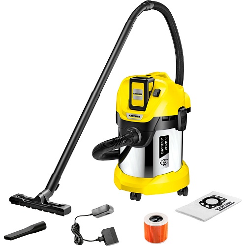 Пылесос промышленный Karcher WD 3 Battery Premium (1.629-951.0)