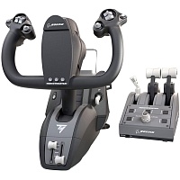 Джойстик с рычагом управления двигателем Thrustmaster TCA Yoke Pack Boeing Edition (4460210) 