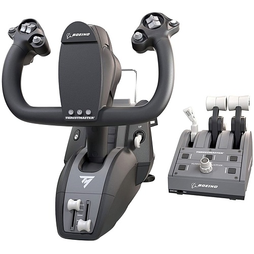 Джойстик с рычагом управления двигателем Thrustmaster TCA Yoke Pack Boeing Edition (4460210) 