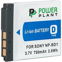 Аккумулятор PowerPlant NP-BD1/NP-FD1 для Sony (DV00DV1204)