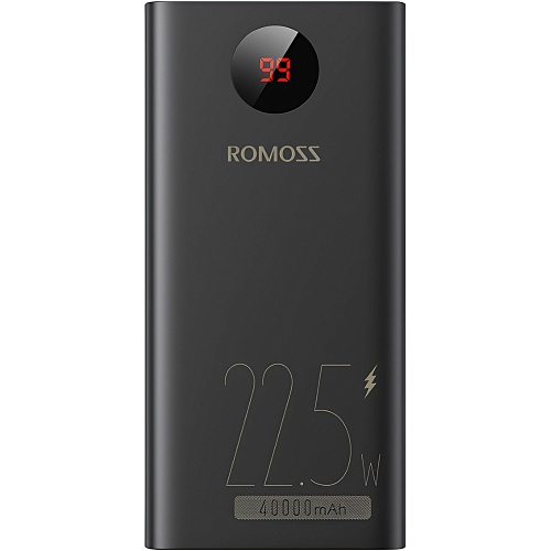 Зовнішній акумулятор Romoss PEA40PF 40000mAh 22.5W Black (PEA40-152-2133H) - придбати в Дніпрі, Україні: ціна, характеристики | інтернет-магазин TOUCH