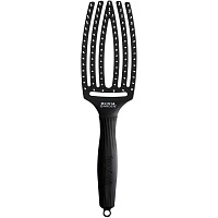 Щетка-расческа Olivia Garden Fingerbrush Medium Black (OGID1393)