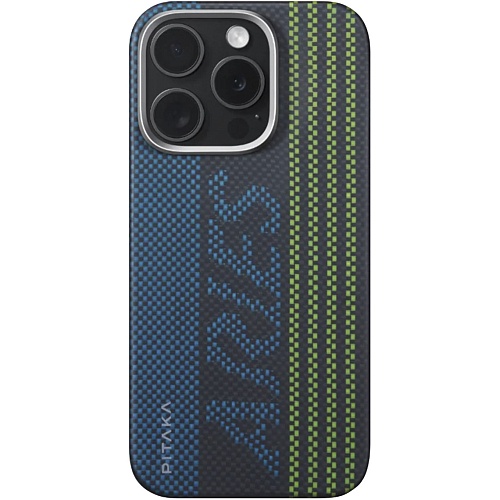 Чехол Pitaka MagEZ Tactile Woven Aries для Apple iPhone 16 Pro Max Credit Card (KI1601CRP) 