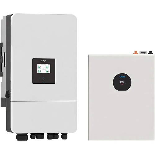 Система хранения энергии Deye SUN-8K-SG05LP3-EU-SM2 8kW + АКБ SE-F5 Pro-С 5.1 kWh (51.2V/100Ah/5120Wh)