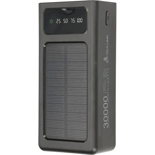 Внешний аккумулятор Extralink Preto Solar 30000mAh 10W (EPB-093) Black