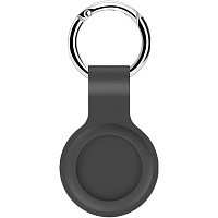 Чохол для пошукової мітки Apple AirTag Silicone Key Ring Grey HC