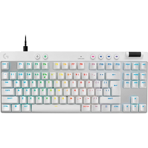 Клавиатура Logitech Pro X TKL Rapid White (920-013242)