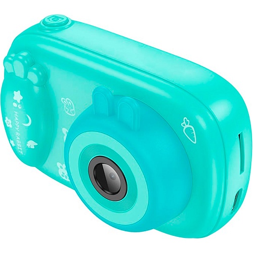 Детская фотокамера Hoco DV205 Dual Сamera Mint Green