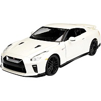 Автомодель Bburago Nissan GT-R 1:24 Metallic White (18-21082)