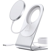 Бездротовий зарядний пристрій Choetech T517-F+H047 Magnetic Wireless Charger + Holder  - придбати в Дніпрі, Україні: ціна, характеристики | інтернет-магазин TOUCH