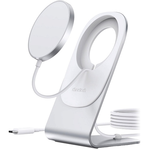 Беспроводное зарядное устройство Choetech T517-F+H047 Magnetic Wireless Charger + Holder 