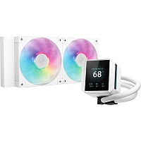 Система водяного охолодження Deepcool Mystique 240 ARGB White (R-LX240-WHDSNMCP-G-1) UA - придбати в Дніпрі, Україні: ціна, характеристики | інтернет-магазин TOUCH