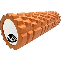 Массажный ролик EasyFit Grid Roller 45cm v.2.1 Orange (EF-2027-OR)