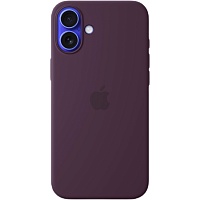 Чехол Apple Silicone Case with MagSafe для iPhone 16 Plus Plum (MYYD3ZM/A)