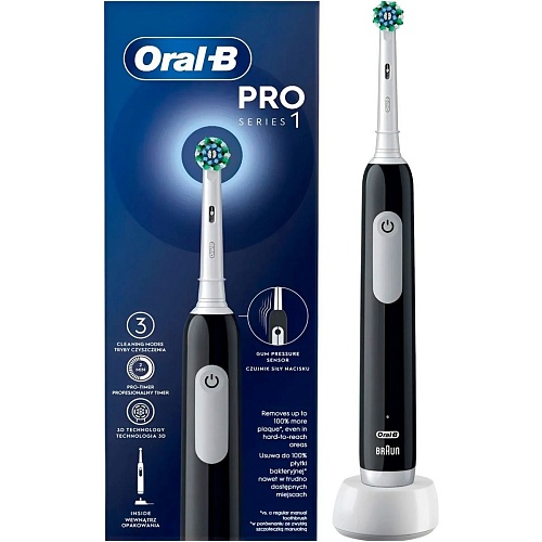 Электрическая зубная щетка Oral-B D305 Pro Series 1 Black (D305.513.3) Уценка