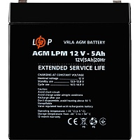 Аккумулятор LogicPower AGM 12V (12V/5Ah/60Wh) (3861)