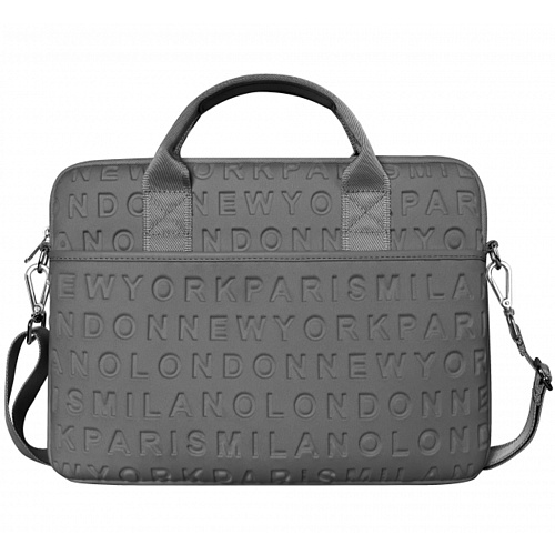 Сумка для ноутбука WiWU Cosmo Slim Case for MacBook 13,3" / 14" Grey (6957815515868)