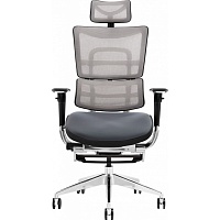 Офисное кресло GT Racer X-801L Bright Gray (W-20 B-40)