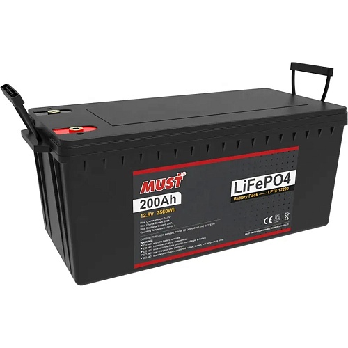 Аккумулятор Must LiFePO4 24V (25.6V/200Ah/5120Wh) (LP15-24200)