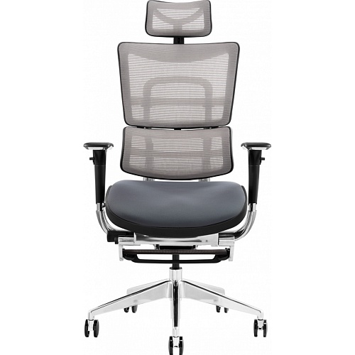 Офісне крісло GT Racer X-801L Bright Gray (W-20 B-40) - придбати в Дніпрі, Україні: ціна, характеристики | інтернет-магазин TOUCH