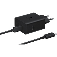 Сетевое зарядное устройство Samsung 50W Wall Charger + Cable USB-C to USB-C Black (EP-T5020XBEGEU)