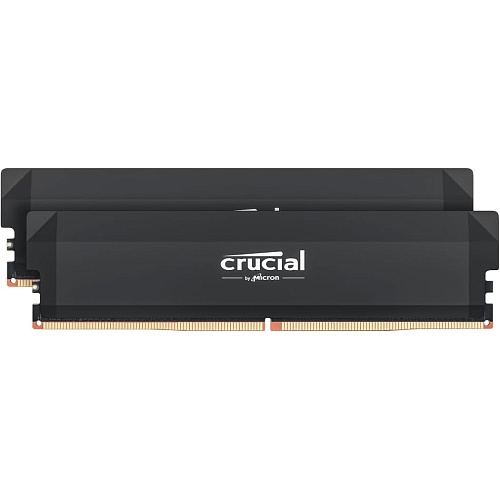 Модуль памяти DDR5 Crucial Pro OC 2х16GB 6400MHz Black (CP2K16G64C32U5B)