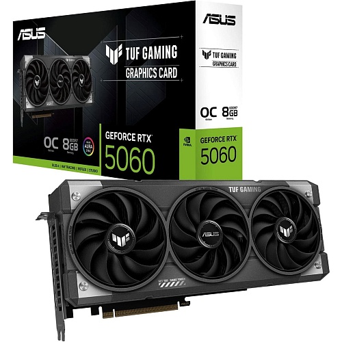 Видеокарта Asus TUF Gaming GeForce RTX 5060 8GB OC Edition (TUF-RTX5060-O8G-GAMING) EU