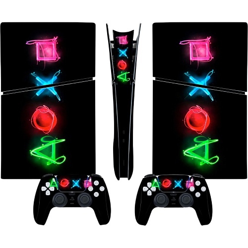 Наклейки для консоли DK Console Skin Sticker для PS5 Slim Digital (0137)