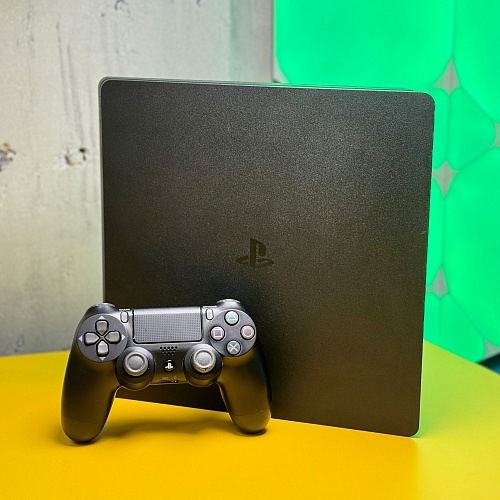 Игровая консоль Sony PlayStation 4 Slim 1TB Jet Black (4685) Б/У