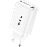 Мережевий зарядний пристрій Senteo T-08 PD+QC3.0 65W White - придбати в Дніпрі, Україні: ціна, характеристики | інтернет-магазин TOUCH