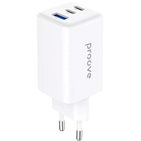 Сетевое зарядное устройство Proove Pocket GaN 65W 2 USB-C/USB-A White (WCPG65121202)
