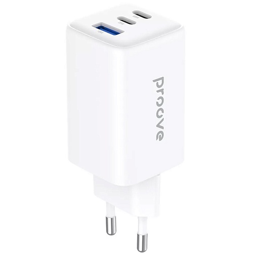 Сетевое зарядное устройство Proove Pocket GaN 65W 2 USB-C/USB-A White (WCPG65121202)