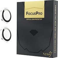 Захисне скло на камеру iLera FocusPro Lens для Apple iPhone 16/16 Plus White (iLFPW16) - придбати в Дніпрі, Україні: ціна, характеристики | інтернет-магазин TOUCH