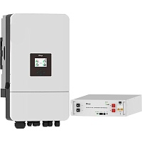 Система хранения энергии Deye SUN-10K-SG05LP3-EU-SM2 10kW + 1 АКБ SE-G5.1 Pro-B 5.12 kWh (51.2V/100Ah/5120Wh)