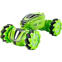 Машинка на радиоуправлении JJRC QT111 Twist Double-sided Transforming Climber Car Green