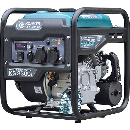 Инверторный бензиновый генератор Konner&Sohnen KS 3300i 3/3.3 кВт