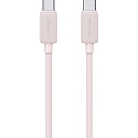 Кабель Usams US-SJ691 USB-C - USB-C 60W 5A 1m Pink - придбати в Дніпрі, Україні: ціна, характеристики | інтернет-магазин TOUCH