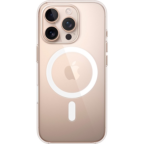 Чехол Clear Case with MagSafe для Apple iPhone 16 Pro Transparent AAA
