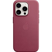 Чехол FineWoven Case with MagSafe для Apple iPhone 15 Pro Mulberry AAA