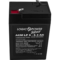 Акумулятор LogicPower Silver AGM 6V (6V/4.5Ah/27Wh) (2569) - придбати в Дніпрі, Україні: ціна, характеристики | інтернет-магазин TOUCH