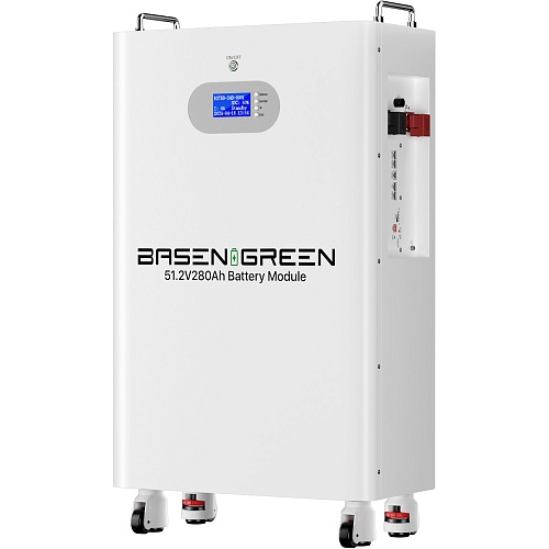 Аккумулятор Basen Green LiFePO4 48V (51.2V/280Ah/14336Wh) (BR-OW-LV-14.3KWH)
