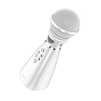 Микрофон с караоке HOCO BK6 Hi-Song K Song (White)