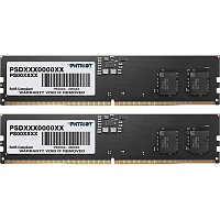 Модуль памяти DDR5 Patriot Signature Line 2x8GB 4800MHz Black (PSD516G4800K)